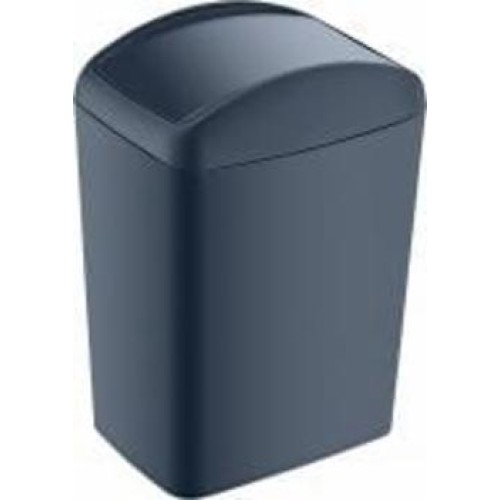 Відро для сміття TURAN PLASTIK Soft 160х225х320 мм 10 л антрацит TRN-188-04-EP